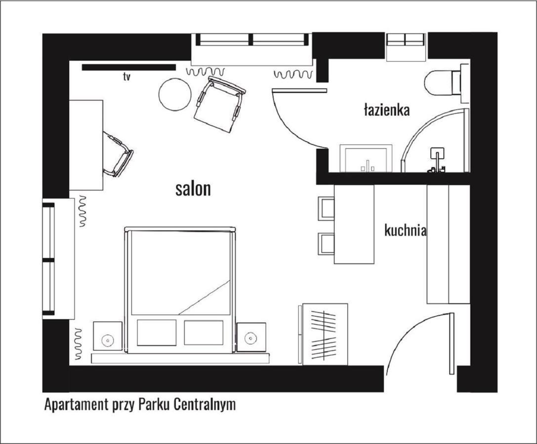 Dk Premium Przy Parku Centralnym Ольштын Экстерьер фото